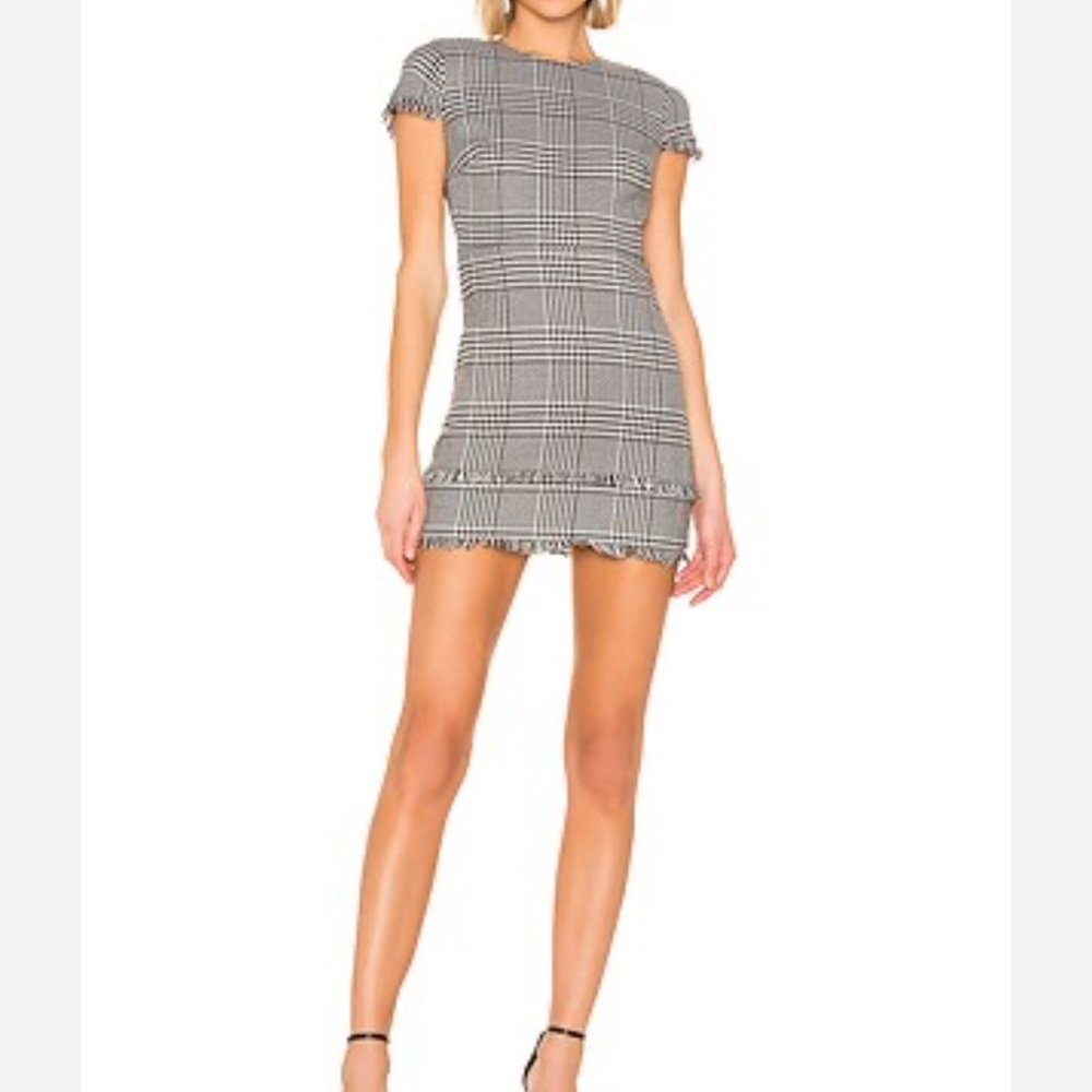 Lovers + Friends Zander Mini Dress by in black and white
